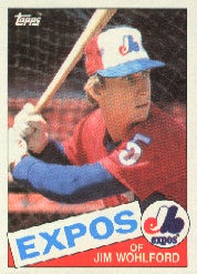 1985 Topps Baseball Cards      787     Jim Wohlford